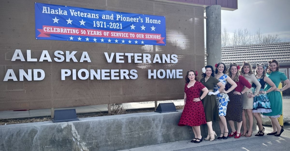 Pin-Ups for Vets just completed their 50-state hospital tour