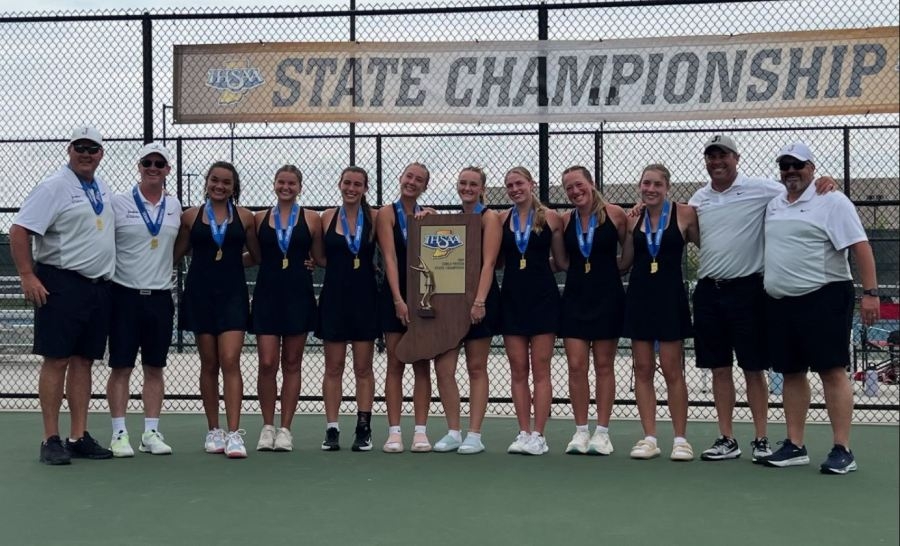 'It's a family affair:' Jasper celebrates first girls tennis state title