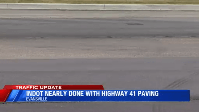 Crews finishing major project on Highway 41