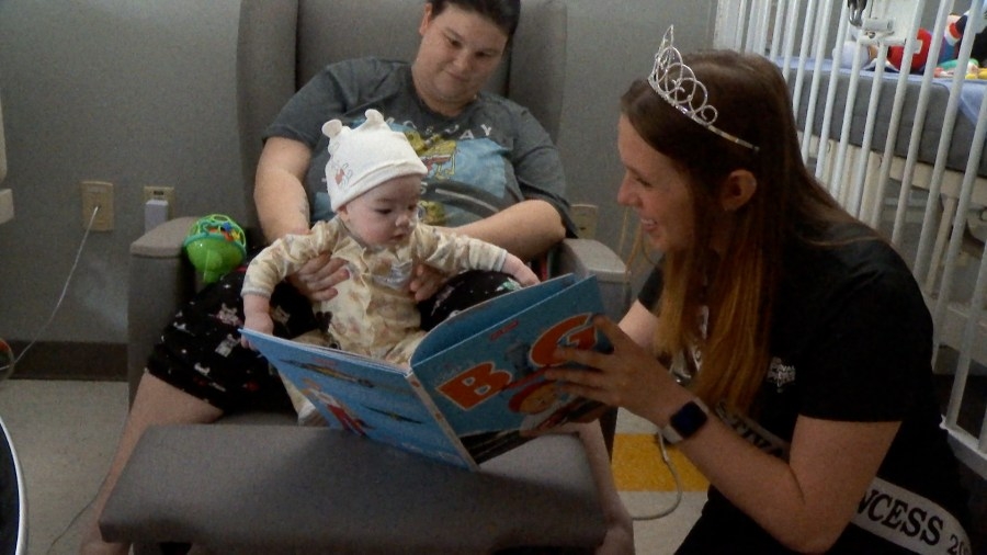 Ascension St. Vincent Indy 500 Princess spreads positivity at the hospital