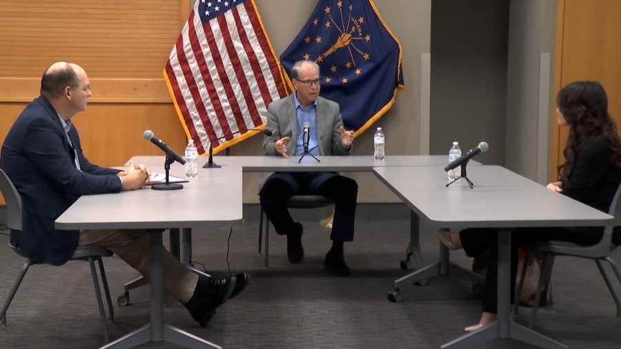 Gov. Braun brings property tax bill discussion to Evansville