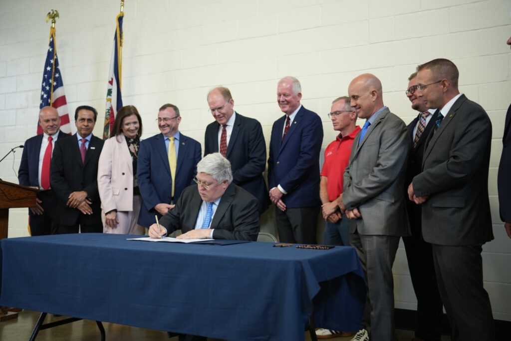 Morrisey signs priority bill meant to incentivize data centers, microgrids locating in WV