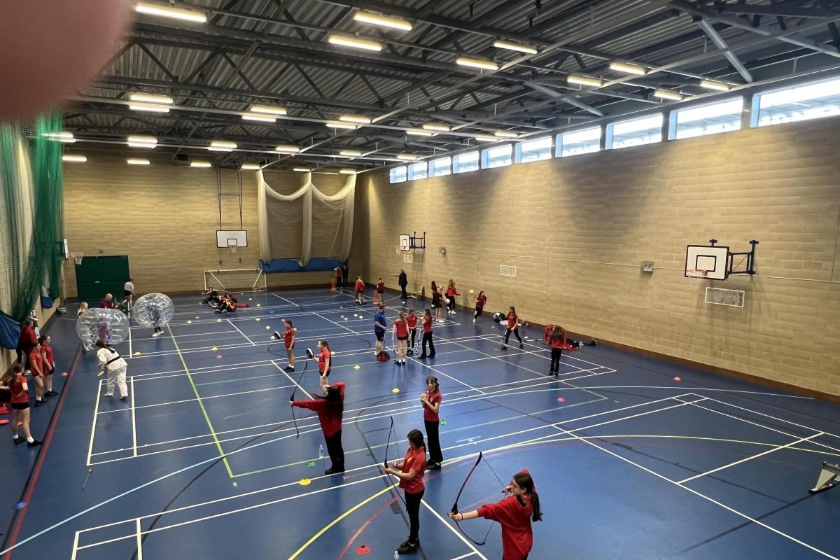 More than 40 school girls take part in sports taster day