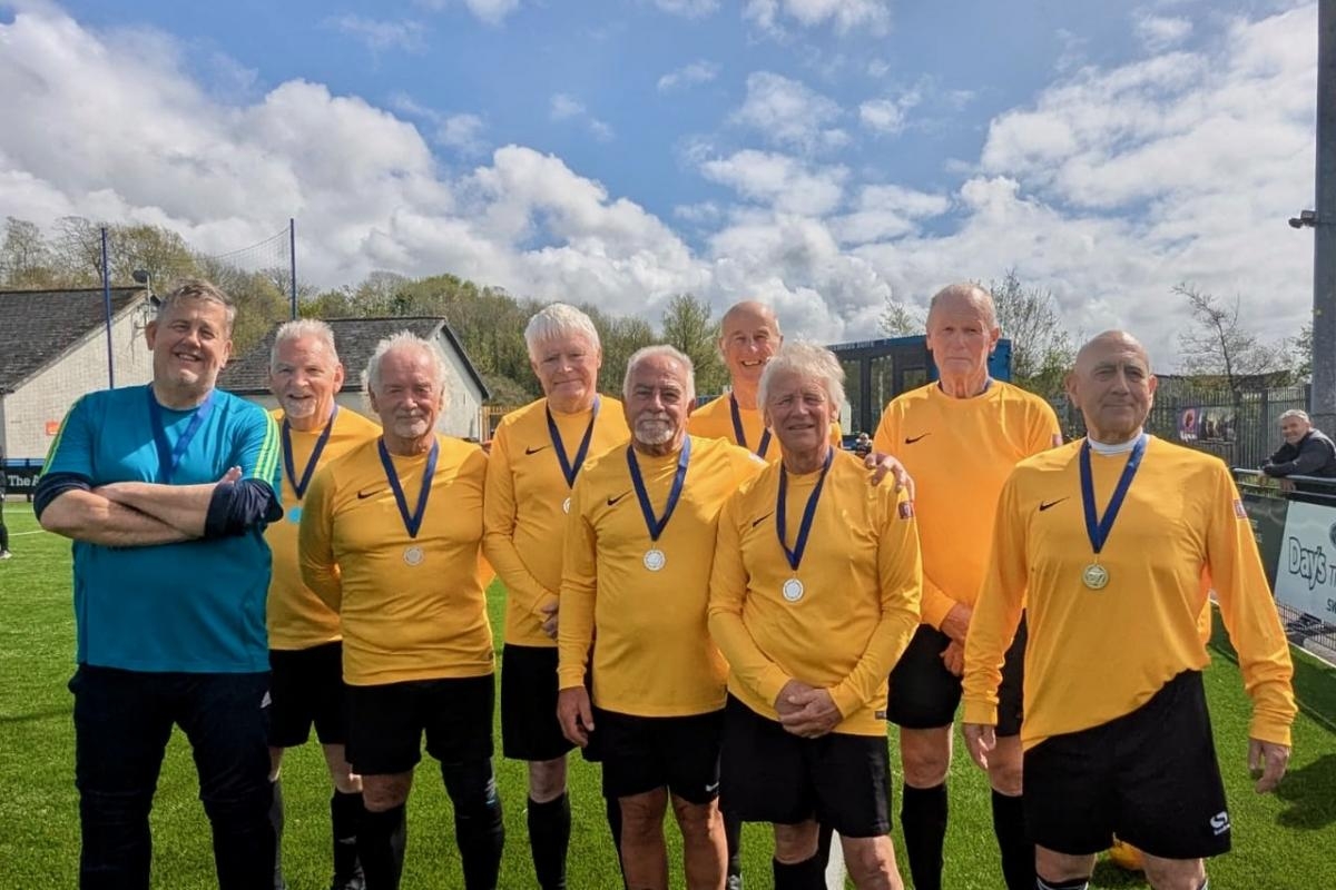 Walking football festival a huge success