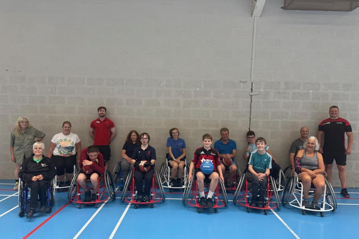 New wheelchair sports hub opens in Carmarthenshire