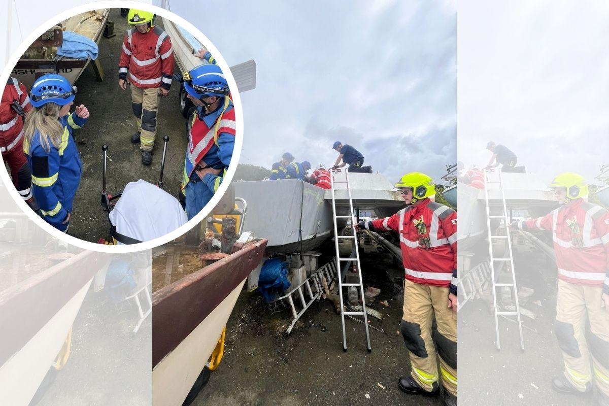 Urgent Pembrokeshire emergency response after boater injured