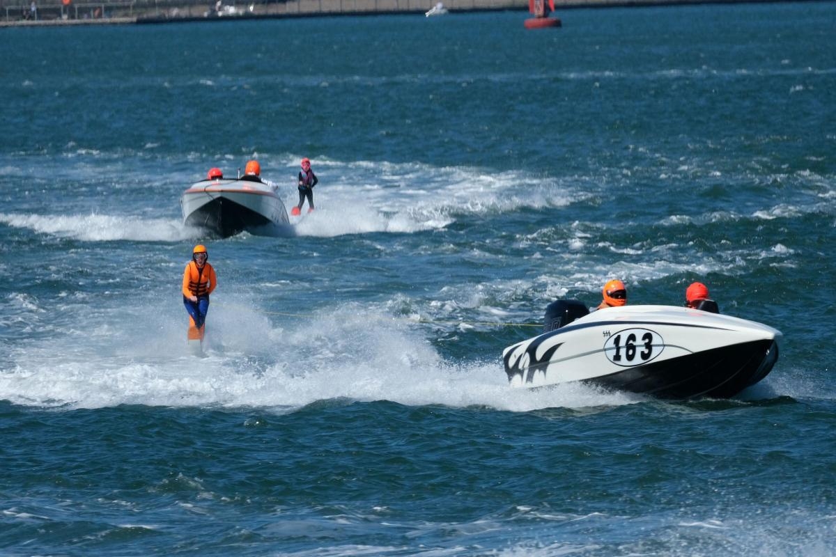 High-speed action on show as waterski racing comes to Pembrokeshire