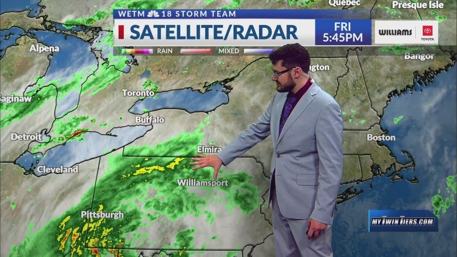 We will see showers this weekend along with cooler temps