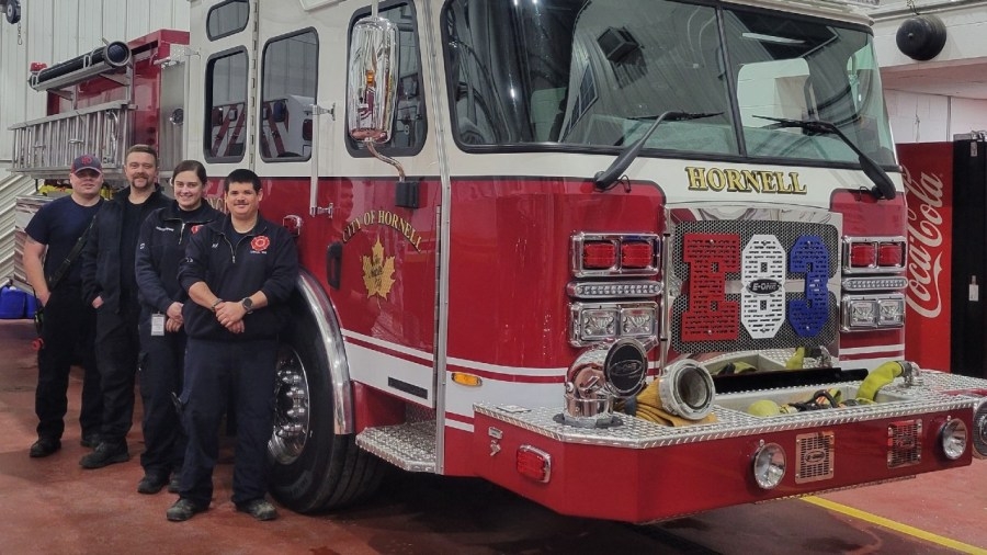 Hornell Fire Department gets new fire truck