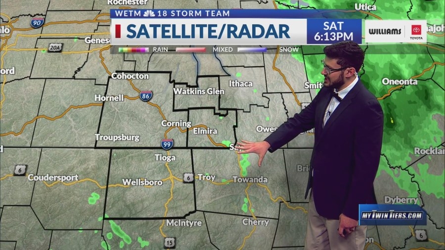 Rain will be with us on Sunday before we finally dry out and warm up