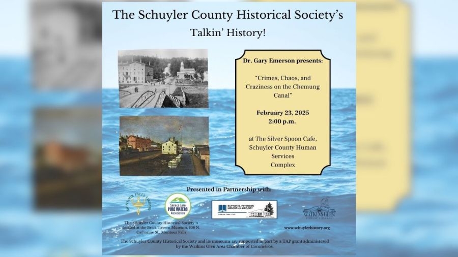 Schuyler County Historical Society to host talk on Chemung Canal history