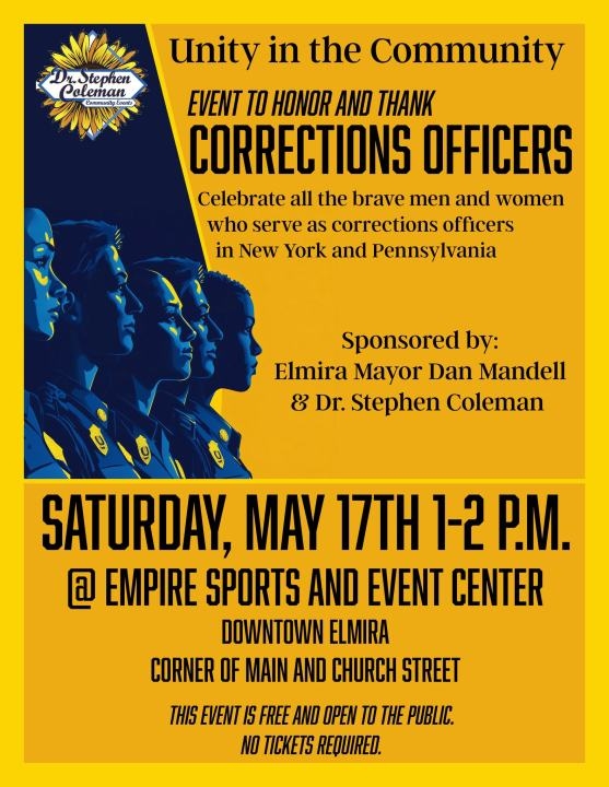 Unity in Community to honor correction officers