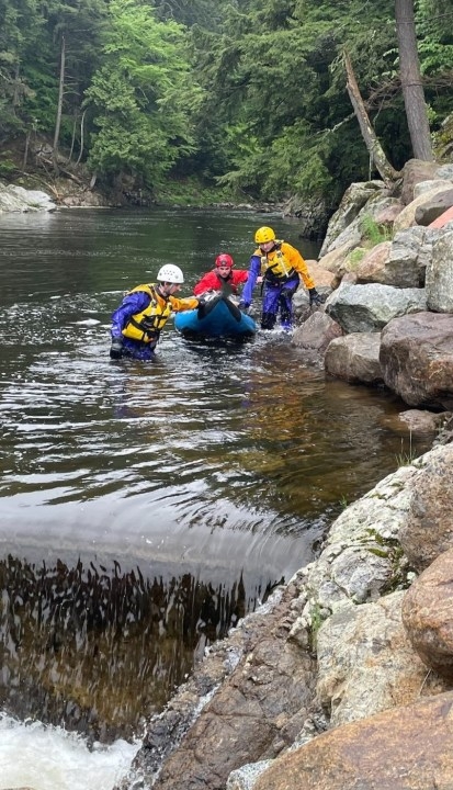 Kayak helps rescue Ausable River angler who fell 20 feet