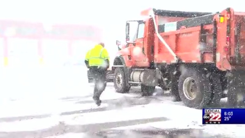 VT snowplow drivers keep roads clear after winter storm