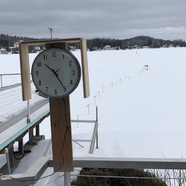 Time to enter your guess in Joe's Pond Ice Out