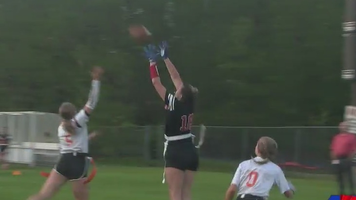Saranac Flag Catches Playoff Win