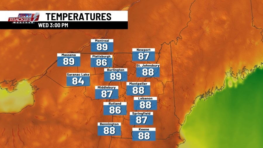 Hot, hazy through Wednesday before a stormy Thursday