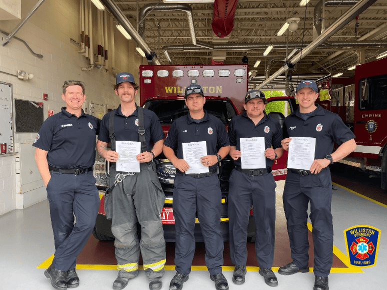 Williston firefighters recognized for saving baby with medical care