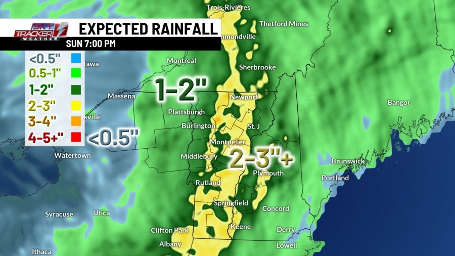 Heavy rain; Isolated flash flooding possible Saturday