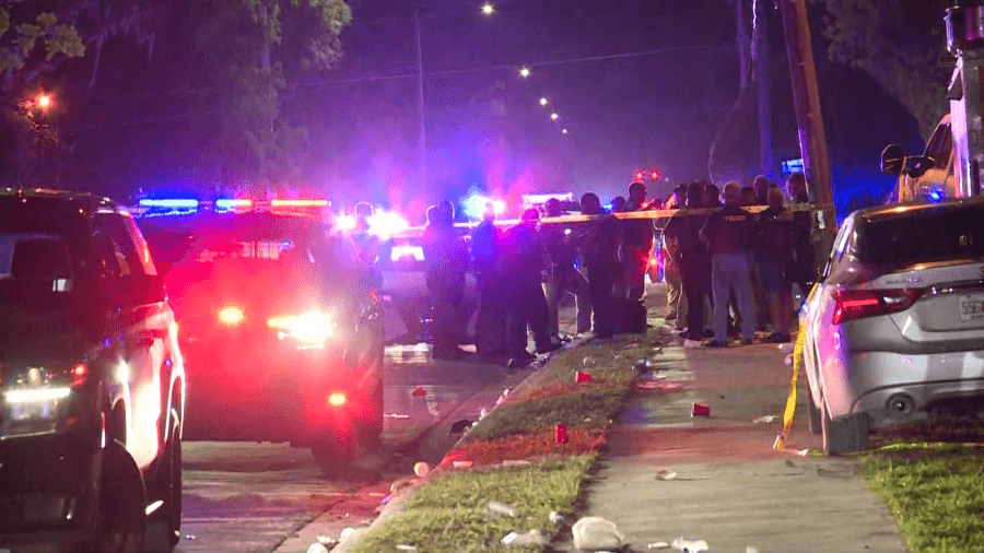Florida officer shot after fight breaks out during Easter celebration; 3 in custody