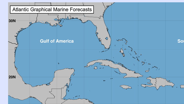 National Hurricane Center changes ‘Gulf of Mexico' to ‘Gulf of America'