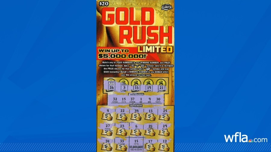 Pinellas Park man spends $20 on scratch-off ticket, wins $1 million