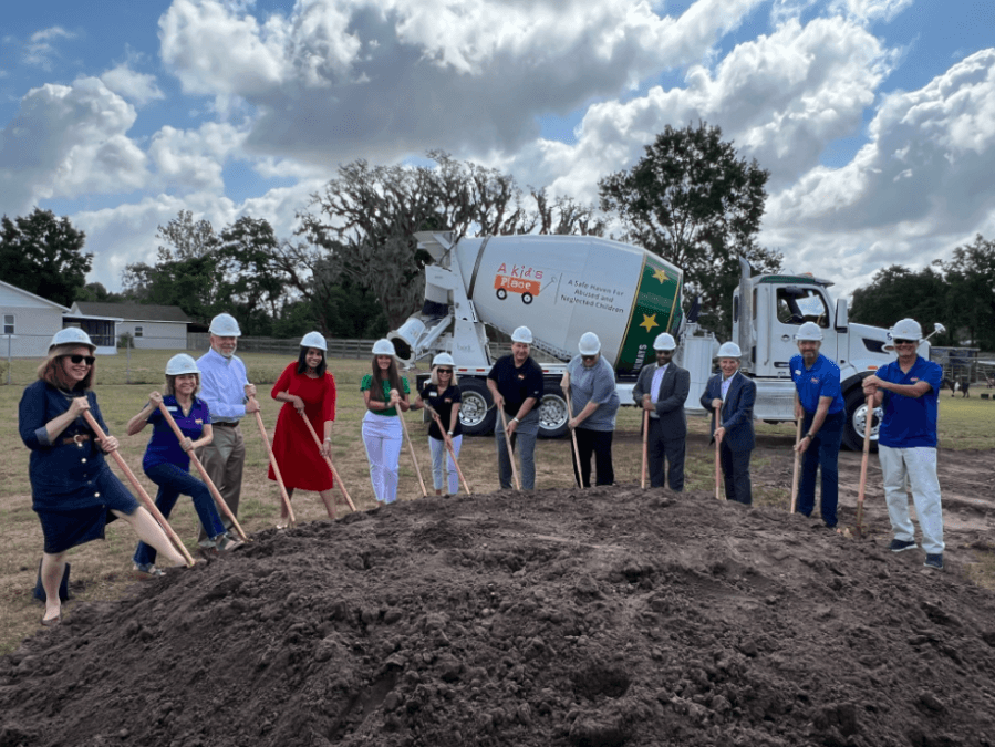 New activity center breaks ground to expand services for Tampa Bay children in foster care