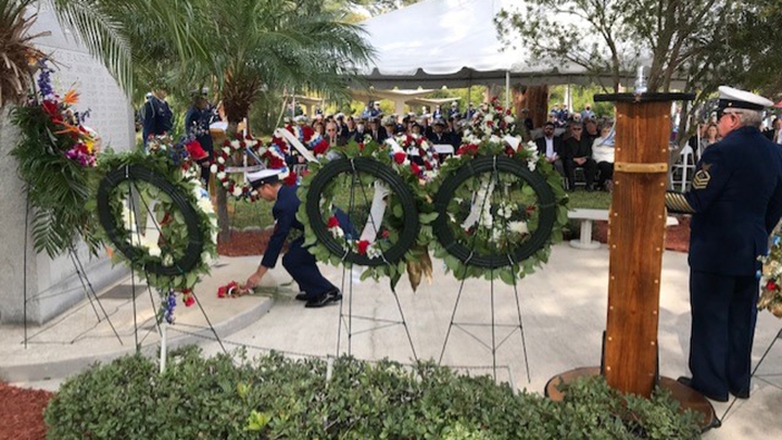 Memorial service honors fallen Coast Guard Cutter Blackthorn crew