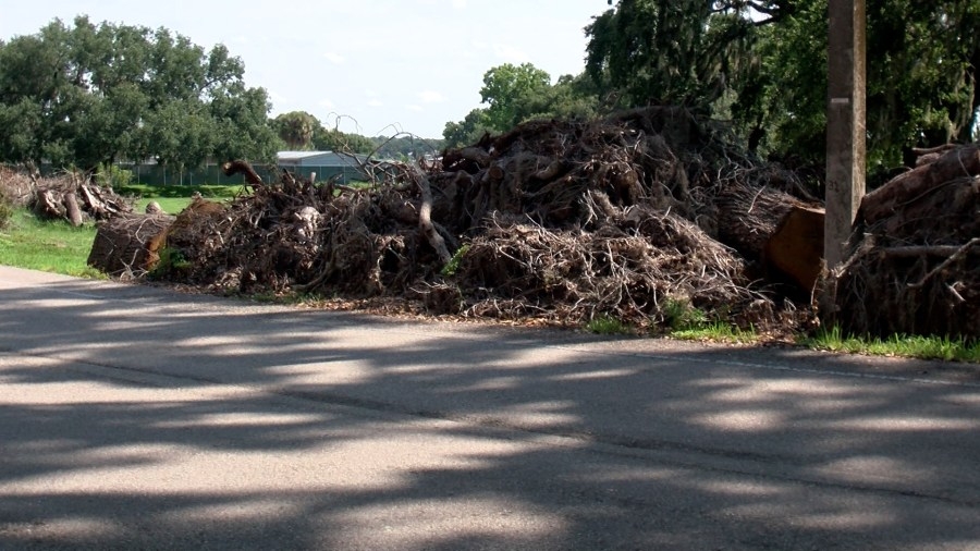 ‘Debris presents risks': Debris piles remain from Hurricane Milton at Lakeland retirement community