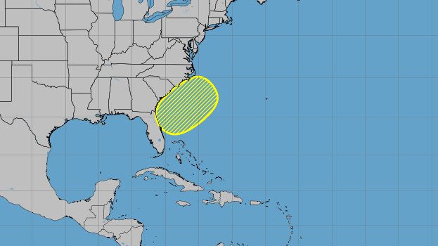 NHC watching area off Florida coast for potential tropical development