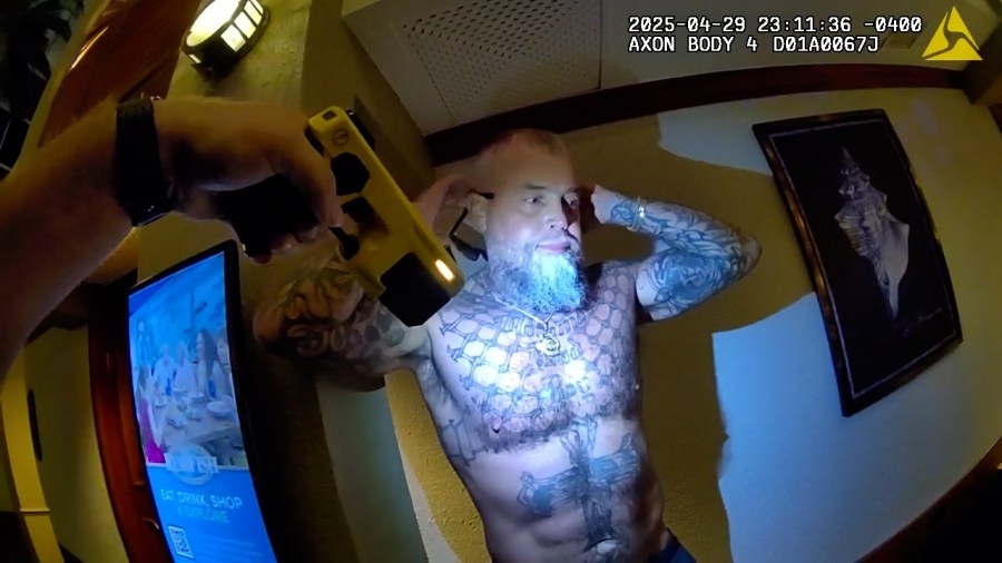 VIDEO: Powerball jackpot winner tackled, tased after kicking Pinellas deputy