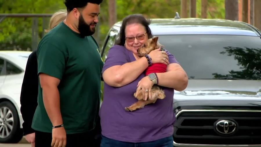 Fraternity brothers help reunite missing dog with owners after nearly 5 years