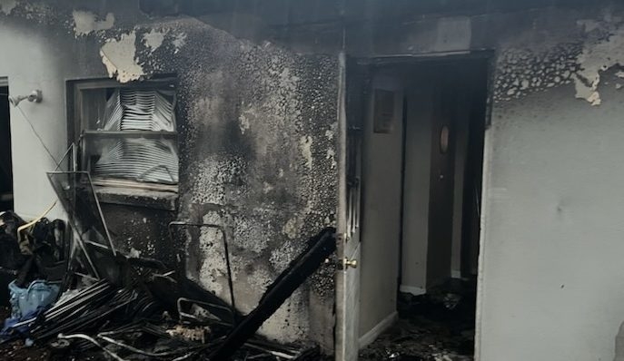 Lightning strike sets Clearwater home on fire