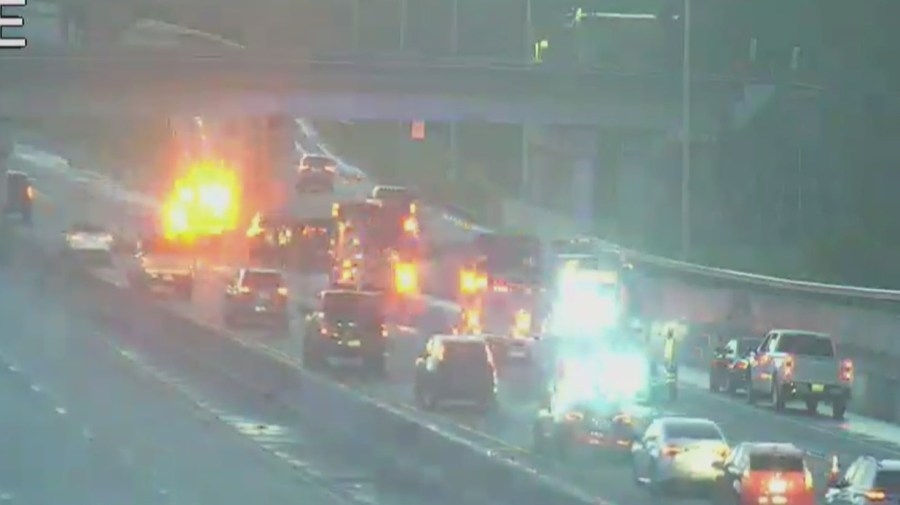 Major crash on northbound I-275 in Tampa