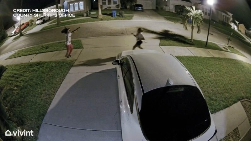 VIDEO: Man fires gun outside Hillsborough County home