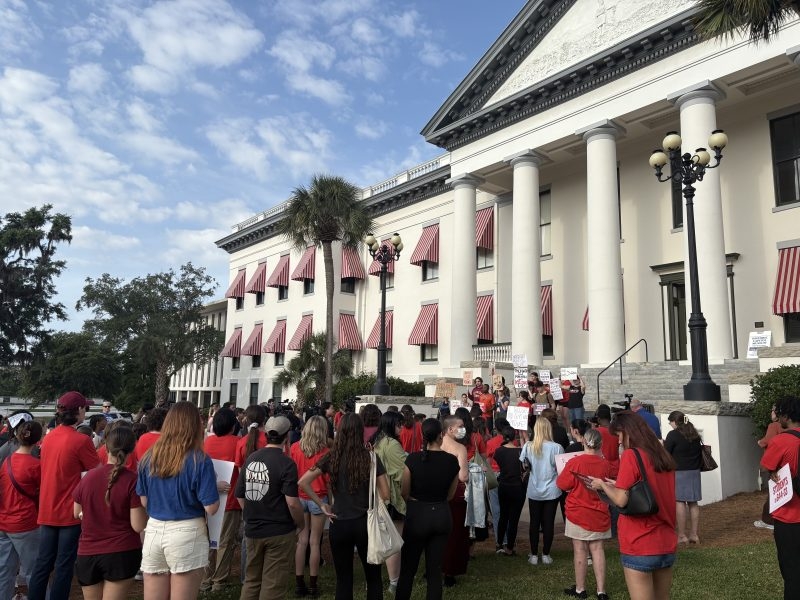 FSU students march from campus to the Capitol, demanding action