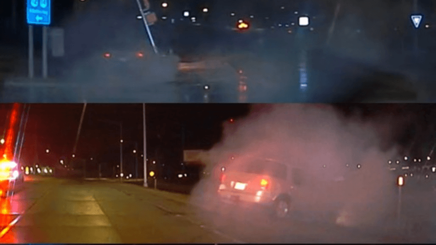 Wisconsin man arrested after vehicle pursuit ends in crash