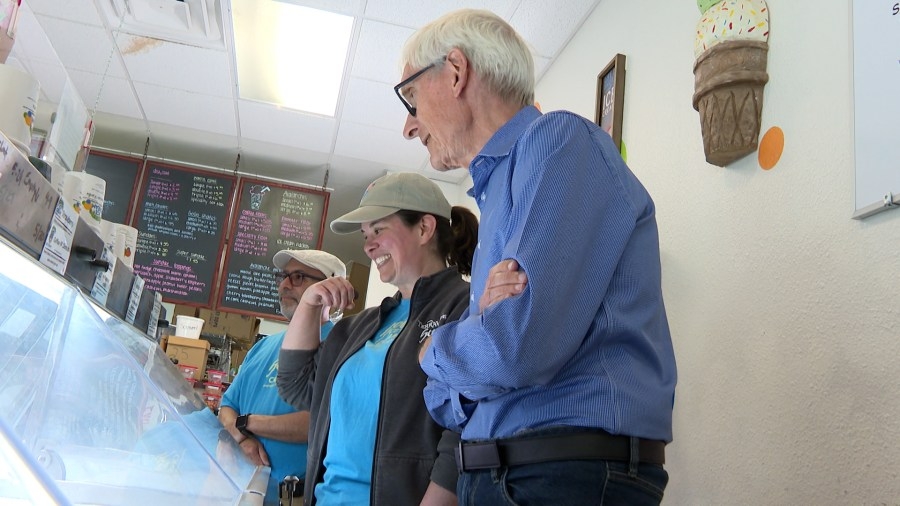 Governor Tony Evers celebrates June Dairy Month with visits to local businesses