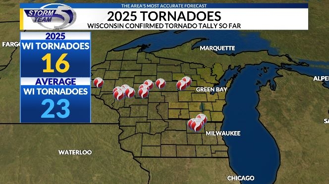 At least nine tornadoes confirmed in Wisconsin from Thursday's severe weather
