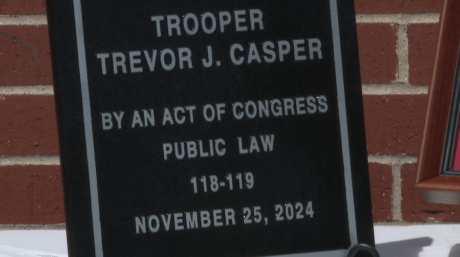 Kiel post office renamed to honor fallen trooper Trevor Casper