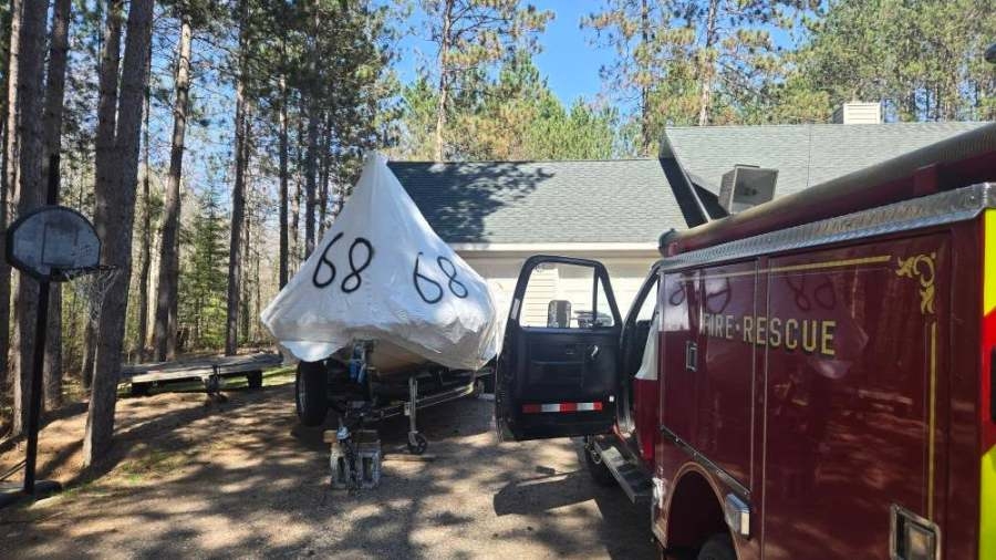 Batteries cause electrical fire on a boat in Wisconsin
