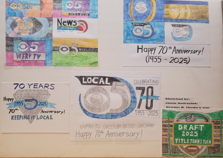 Local artist helps capture WFRV Local 5's 70 years of news