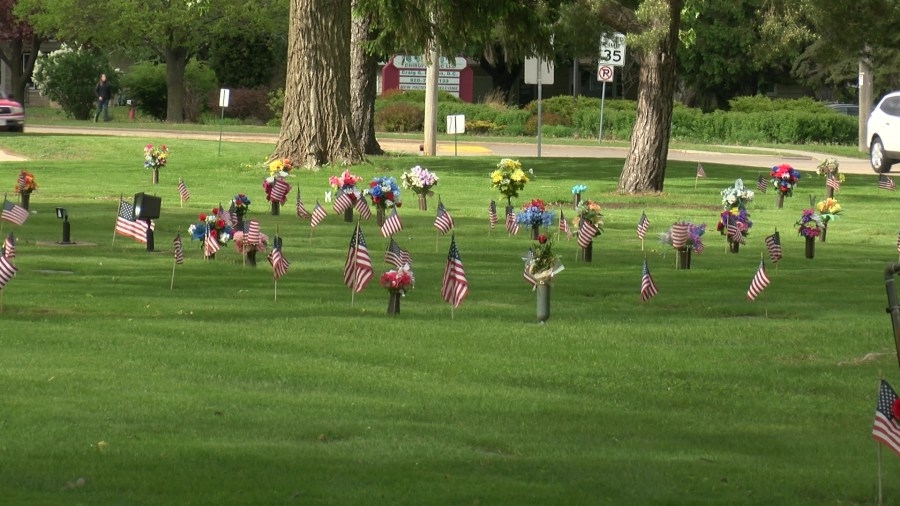 Dozens of Scouts lay 6,000 flags across graves of United States Veterans in Appleton ahead of Memorial Day