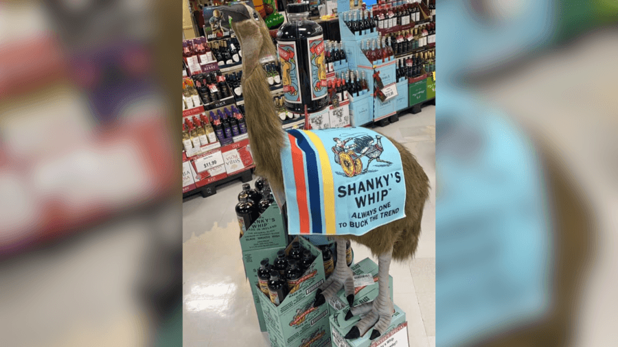 Wisconsin authorities search for stolen emu liquor display