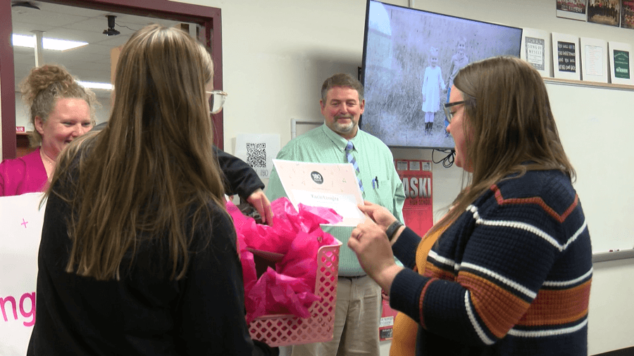 Pulaski High School teacher surprised with national Read180 Award