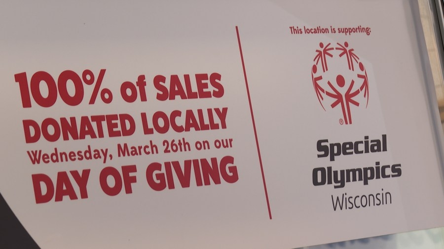 Wisconsin Jersey Mike's donates all sales to Special Olympics