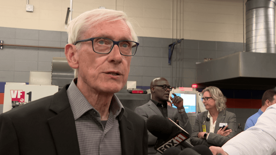 Gov. Evers visits Green Bay West to highlight student manufacturing program