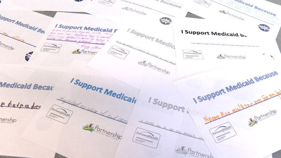 Northeast Wisconsin residents rally to protect Medicaid, Congressman Wied pledges support
