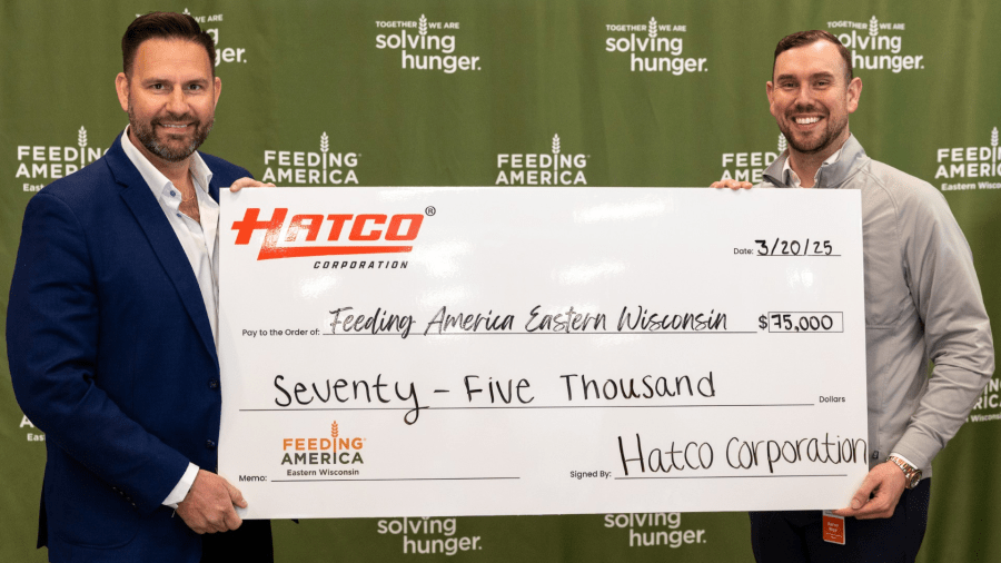 Hatco Corporation marks 75th anniversary with $75K donation to fight hunger
