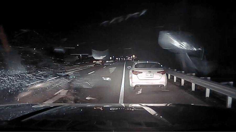 Police searching for suspect after squad car sideswiped in Wisconsin hit-and-run